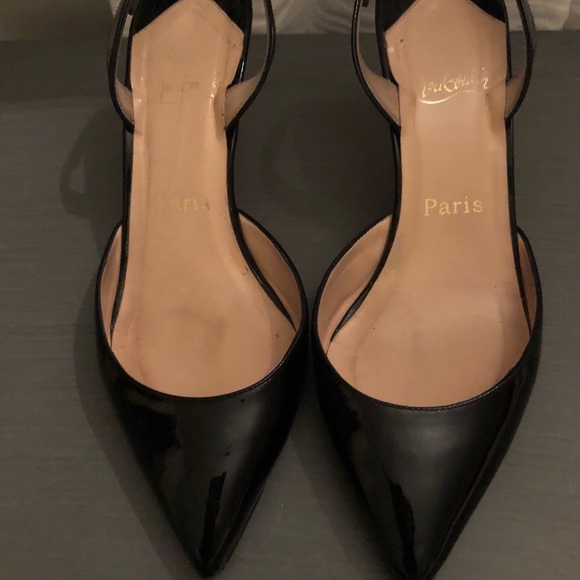Christian Louboutin Shoes - Christian louboutin patent leather sling pump